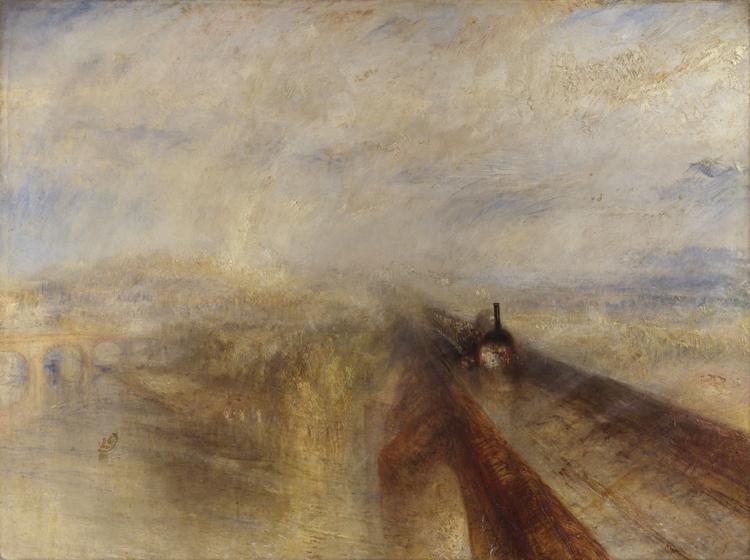 Joseph Mallord William Turner Rain,Steam and Speed-The Great Western Railway (mk31) Germany oil painting art